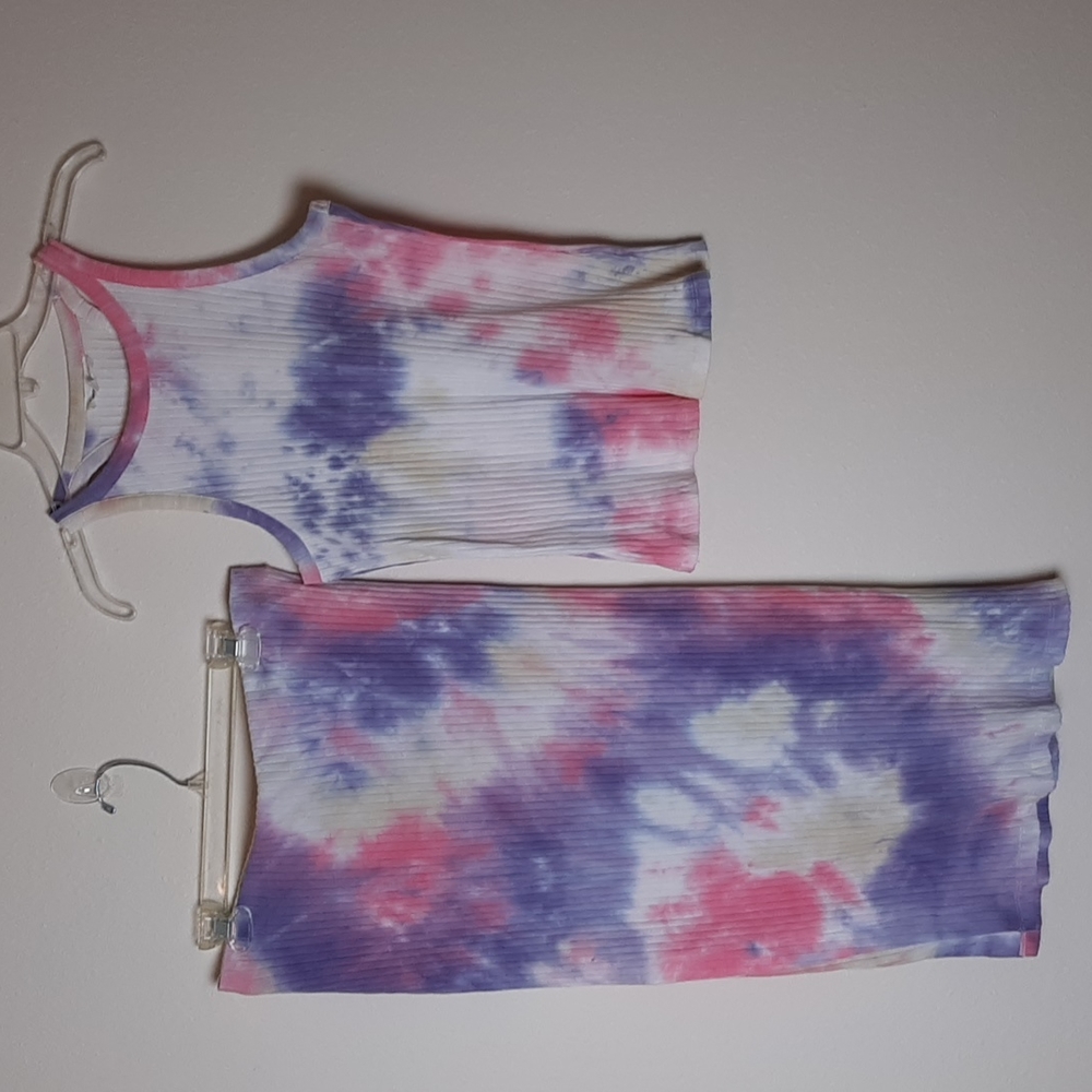 HEARTLOOM  TIE DYE SKIRT AND TOP